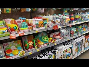 Baby Toys at Walmart . Fully stocked aisle of toys