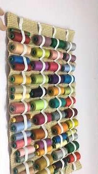 A Clever Sewing Idea for Storing Thread Spools