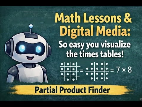 Math Lessons & Digital Media: The Best Way to Visualize Multiplication! (EN)