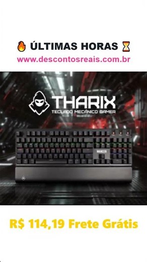 Teclado Mecanico Mancer Tharix Rainbow ABNT2 Switch Vermelho MCR-THX-RBW01