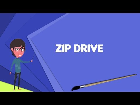 What is Zip drive? Explain Zip drive, Define Zip drive, Meaning of Zip drive