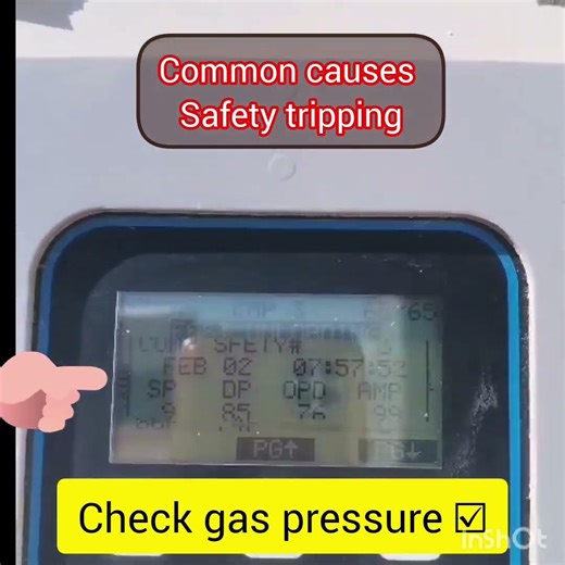 safety tripped alarms MCS chiller / safety alarms chiller #chiller #skm #york #trane #alarms #shorts