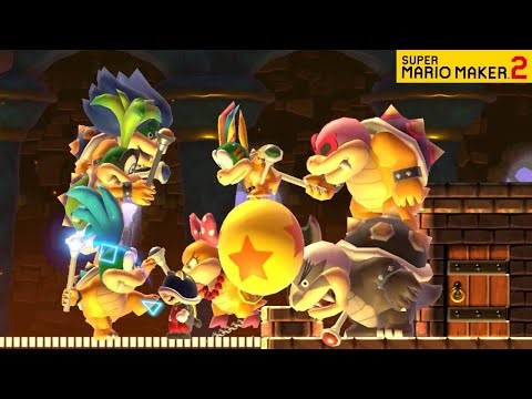 SUPER MARIO MAKER 2 - KOOPALINGS BOSS RUSH & BATTLE & AUTO LEVEL STAGES [Nintendo Switch]