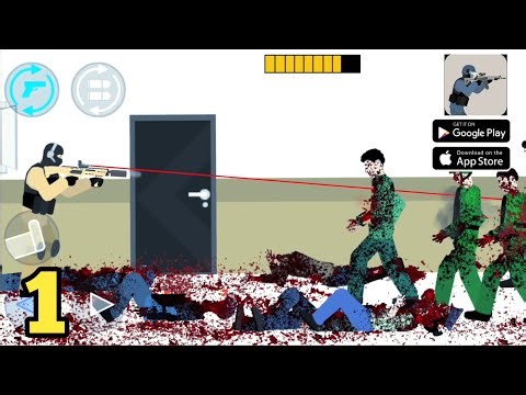 Flat Zombie Defence & Cleanup - New Update Android Gameplay Walkthrough Part -1 Offline