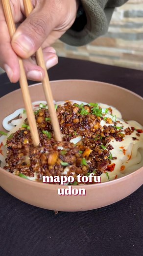 Delicious Mapo Tofu Udon Recipe