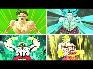 Evolution of LSSJ Transformations (1993-2024) 伝説の超サイヤ人 変身シーン