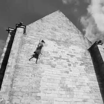 Creepy climber | Witch climbing on the wall PART 2 | Video and CGI - REAL GHOST 👻 IN CLIMB IN CHURCH