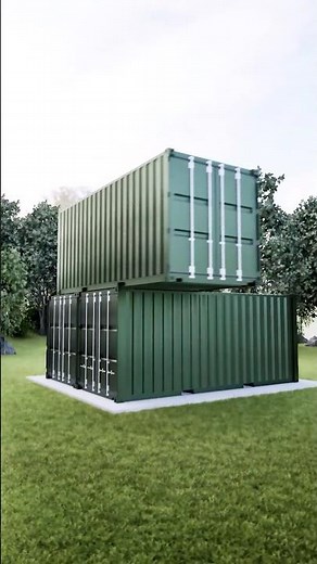 Créer une maison avec un conteneur? Projet 3D