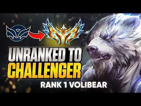 Volibear UNRANKED to CHALLENGER- Educational Rank 1 Guide