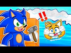 Build to Survive MAX LEVEL TSUNAMI in Roblox!