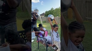 Dad Plays Water Challenge