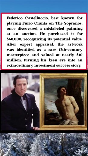 The Sopranos Star Federico Castelluccio Turns $68K Into $10 Million With Rare Painting!#shorts