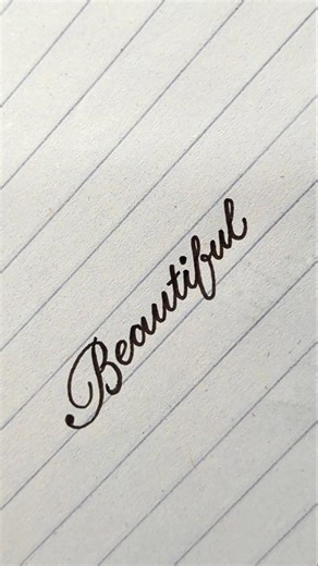 Beautiful in Cursive #shorts #shortsfeed #cursive #calligraphy #handwriting