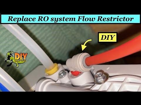 Replace GE reverse osmosis flow restrictor