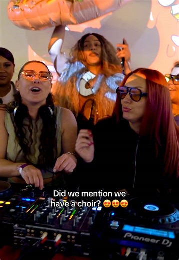 House Music Vibes with Female DJs and Choir Performance