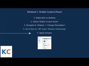 How to Turn Off G-Sync on an Alienware Monitor – Nvidia Control Panel & OSD