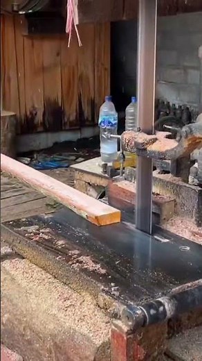 Quick Technique for Chopping Wood for Roofing