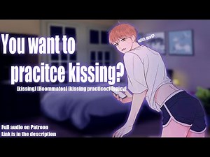 Practicing Kissing With Femboy Roommate ( M4M)
