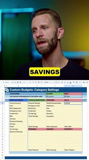 Step 1: Set Up Your Financial Categories | Filter-Flow Budget