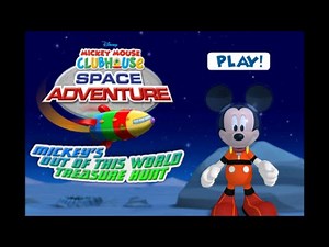 Mickey Mouse Clubhouse Space Adventure Game - Mickey's Out Of This World Treasure Hunt