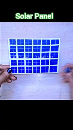 How to make solar Panel with paper/ easy DIY #viralshort #diysolar #solarpanel