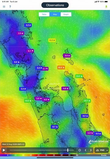 Offshore App - PredictWind