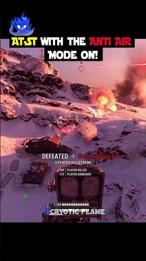 AT ST with the Anti Air Mode ON! #StarWars