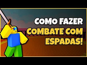 COMBATE COM ESPADAS: O MELHOR HITBOX NO ROBLOX STUDIO