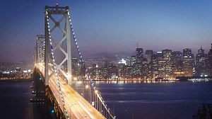 Bay Bridge San Francisco Time Lapse Stock Footage SBV-308403622 - Storyblocks