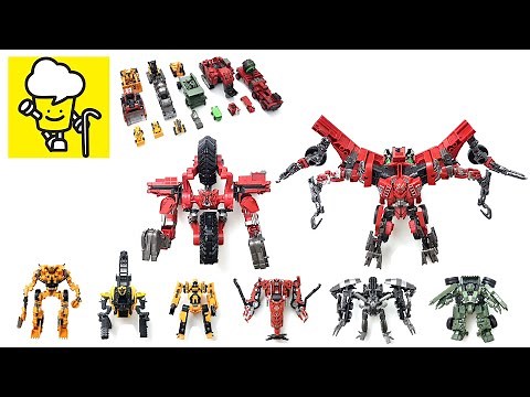 Transformer Devastator Movie Overload Scrapper Mixmaster Scavenger Hightower Long Haul Rampage