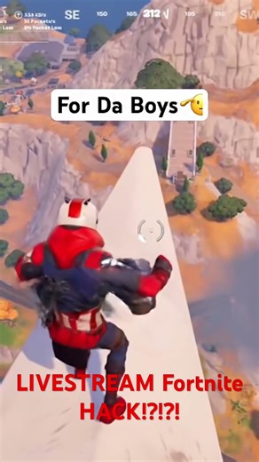 LIVESTREAM FORTNITE HACK?!?!