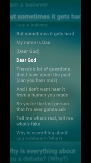 Dax Dear God lyrics - Express your emotions through music with Dax's thought-provoking "Dear God" lyrics. Dive into heartfelt verses and let the rhythm of your soul. Dive into the heart-touching "Dax Dear God" lyrics with me! ❤️🎵Let's dissect the emotion behind every word.🤯📖 Join the conversation and make this video go viral! 🔥🚀 & Don't forget to follow for more lyrical adventures. 🎤💬 #DearGodLyrics #EmotionalJourney #TikTokViral #MusicExploration #JoinTheTrend #DiscoverTogether #ViralVid