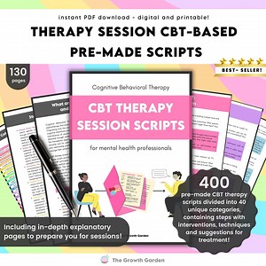 CBT Therapy Session Scripts | Therapy Tools for Therapists, Counseling, Cognitive Behavioral Interventions - Etsy UK