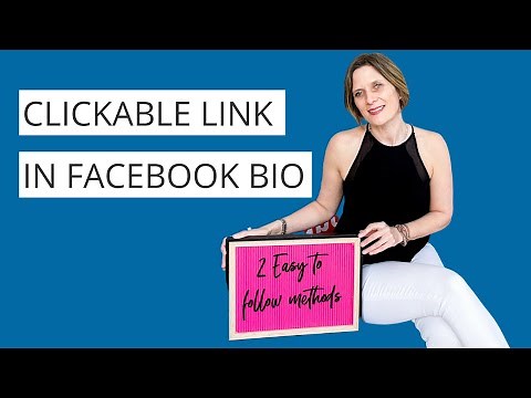 How to Link your Facebook bio to your business page and website - May 2021