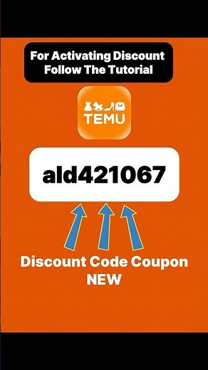 How to Activate Discount Code On Temu Application With Temu Coupon Code NEW