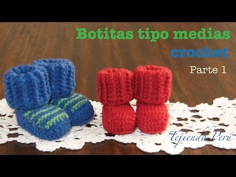 Crochet baby socks (Part 1)