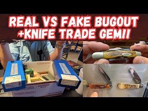 Fake vs Real Benchmade Bugout! + Russ Locks & a Knife Trade Gem!