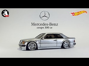 hotwheels custom Mercedes Benz 500e to 300ce coupe