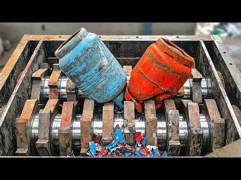 Shredder Double Cylinder & Heavy Metal Destruction! Extreme Shredding moment