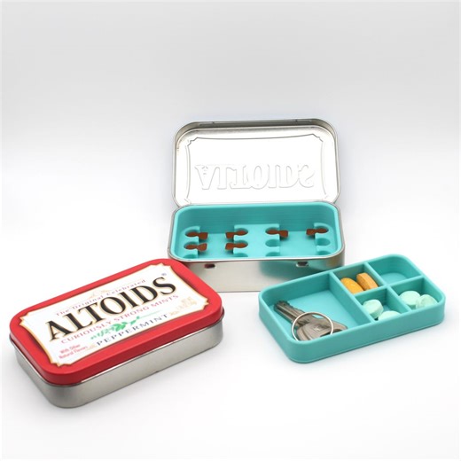 Hearing Aid Battery Holder for #312 Batteries | Altoid Tin Insert | Portable Secure Storage - Etsy