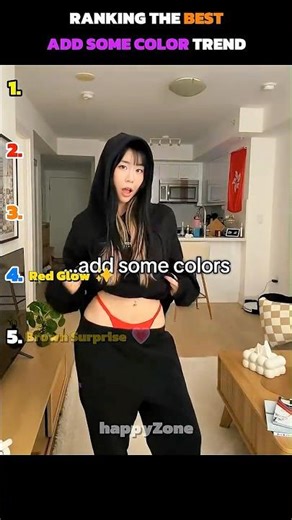 Ranking The Best Add Some Color trend 🌈 #shorts #addsomecolor #glowup #viral