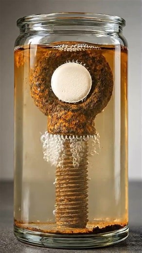 Rust-Covered Metal Tool Ready for Chemical Restoration #Rust #Satisfying #ASMR #MetalPolishing