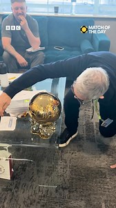 "I should have won that." 😅 The MOTD team gets a close look at the Ballon d'Or 🏆 #BallondOr #GaryLineker #BBCFootball | Match of the Day