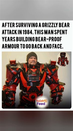Survived once returned stronger in bear-proof armor. 🐻🛡️ #shorts #BearAttack #SurvivalStory #viral