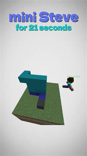 mini-Steve BUILD tutorial #minecraft #onlycooltheroomsyouneed #gaming