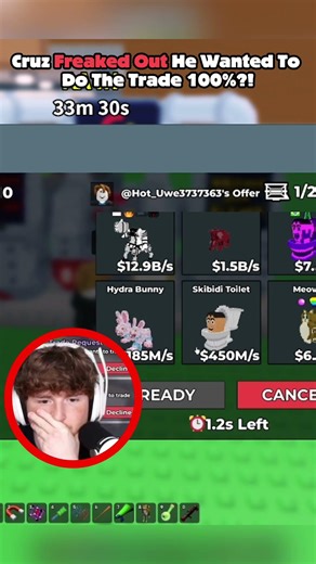 CAYLUS TRADING A OG HEADLESS HORSEMAN! #roblox #stealabrainrot