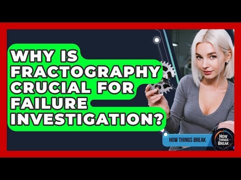 Why Is Fractography Crucial For Failure Investigation? - How Things Break