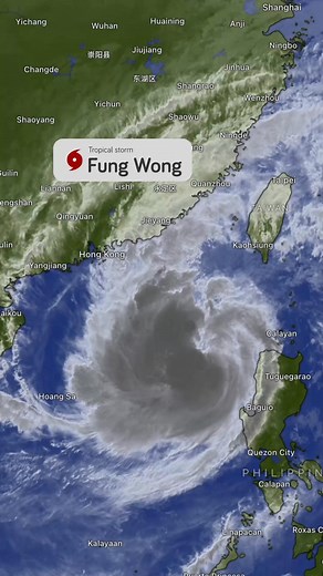🌪️ Taiwan braces for impact as Tropical Storm Fung-wong (“Uwan”) closes in 🇹🇼 Now over the northern South China Sea, the storm is intensifying winds and unleashing torrential rain along Taiwan’s east coast. 📍 Tue, Nov 11 (18:00 TST) 💨 Winds: 100 km/h, gusts 125 km/h ➡️ Moving NNE at 11 km/h, ~290 km WSW of Eluanbi Fung-wong’s center will cross southern Taiwan on Wednesday, before turning northeast toward Okinawa on Thursday. ⚠️ Hazards: 🌬️ Gusts >120 km/h on the west & southwest coasts 🌧️