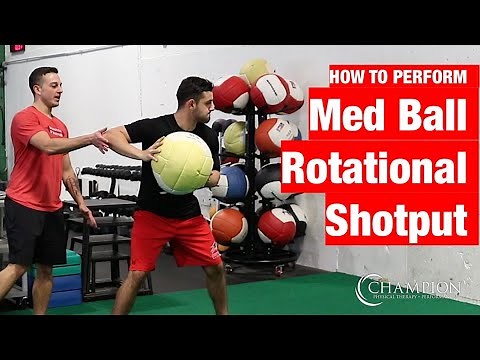 Med Ball Rotational Shotput