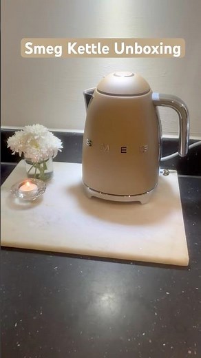Smeg Kettle Gold Unboxing #smegkettle #smeg